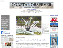 Tablet Screenshot of coastalobserver.com